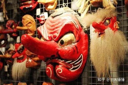 日本 天狗面具,探寻日本传统神灵的神秘面纱